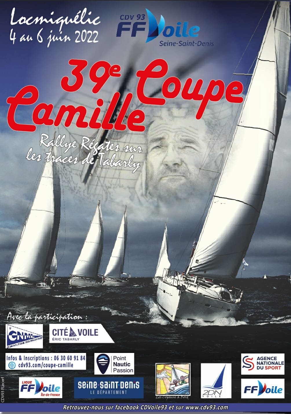 COUPE CAMILLE | Régate InterClubs Lorient proposée par 2DN/CDV93 | DU 4 AU 6 JUIN 2022
